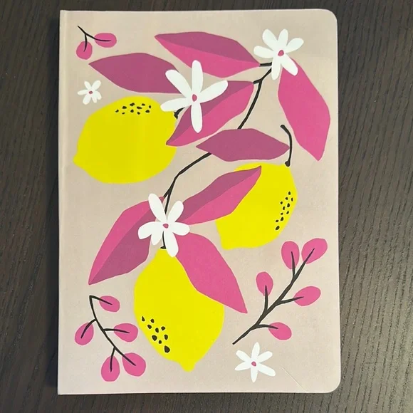 Kelly Green Lemon Fruit Notebook - Picture 1 of 8